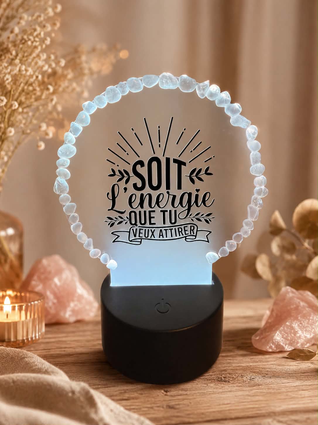 Lumière Veilleuse  ✨ Sois l'énergie que tu veux attirer ✨