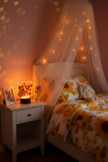 Lumière Veilleuse ✨Bébé Cerf & Tournesols 🌻 ✨ Lumière douce pour petits rêveurs